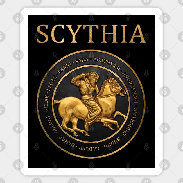 Ancient Scythia Tribes - Tribes of the Steppe - Ancient History Scythians Magnet by AgemaApparel